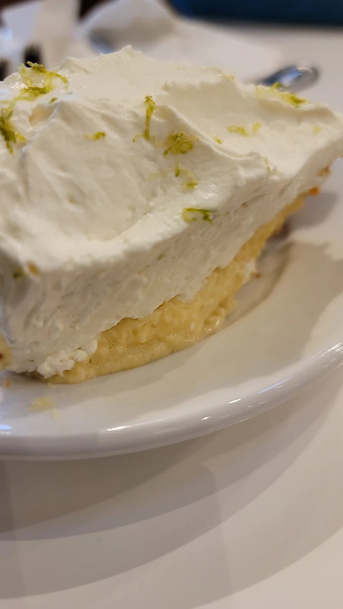 Key Lime Pie with Cream