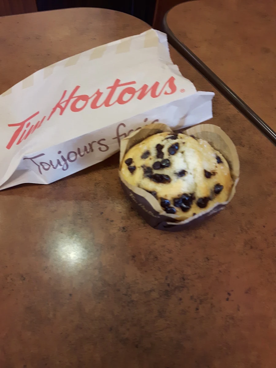 Chocolate Creme Brulee Filled Timbit, Tim Hortons
