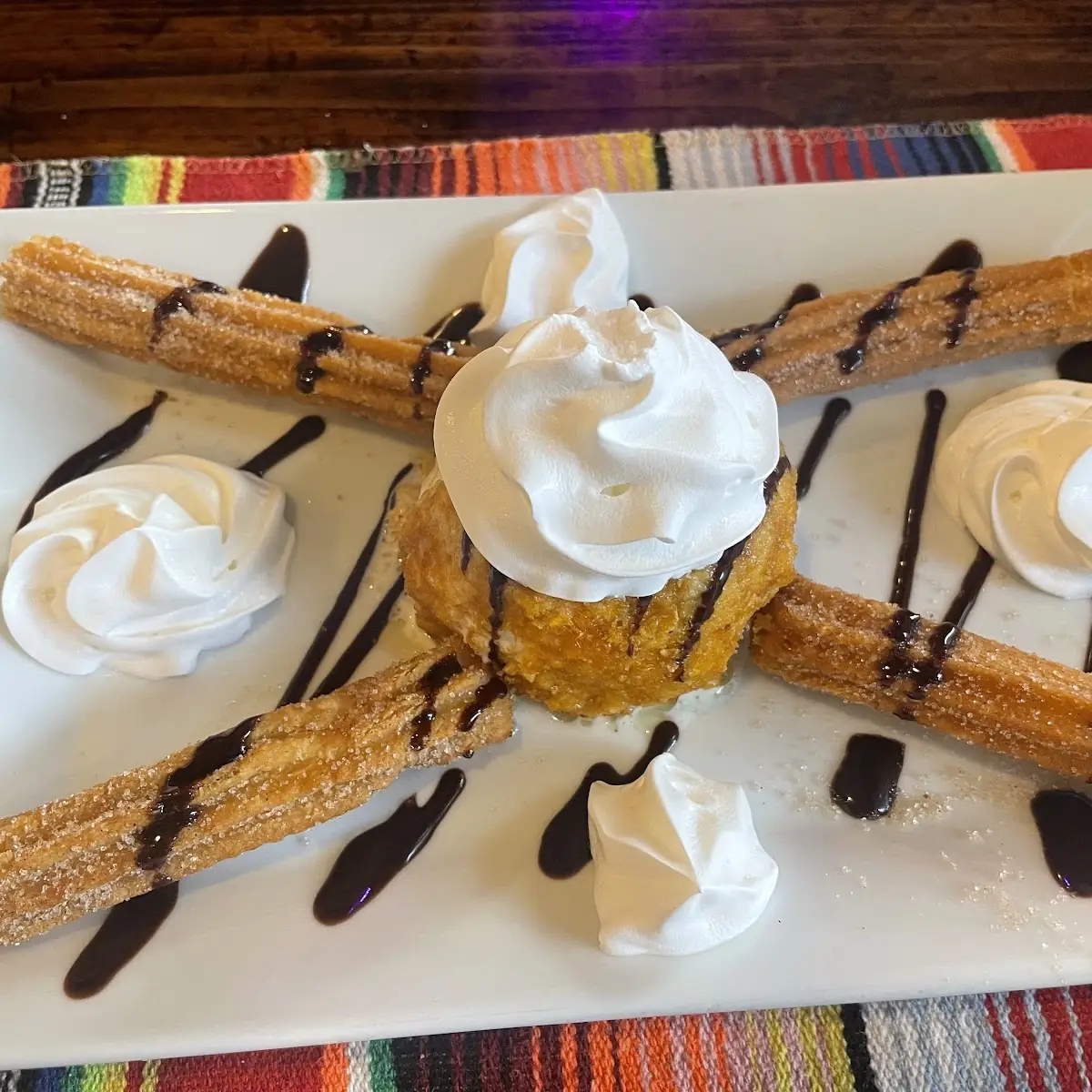 Fried-Ice Cream Con Churros