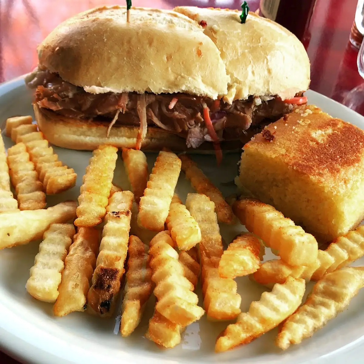Pulled Rib Sandwich
