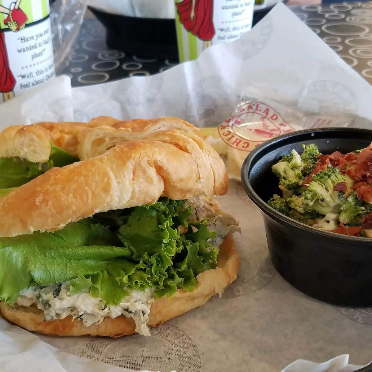 Lemon Basil Chicken Salad & Broccoli Salad