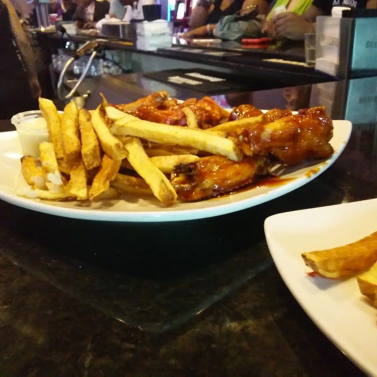 Chicken Wings and Fries