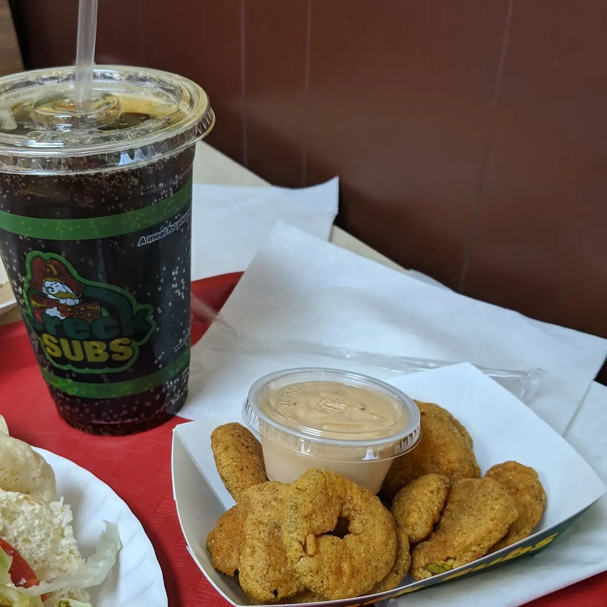 Fried Pickles with Chipotle Mayo