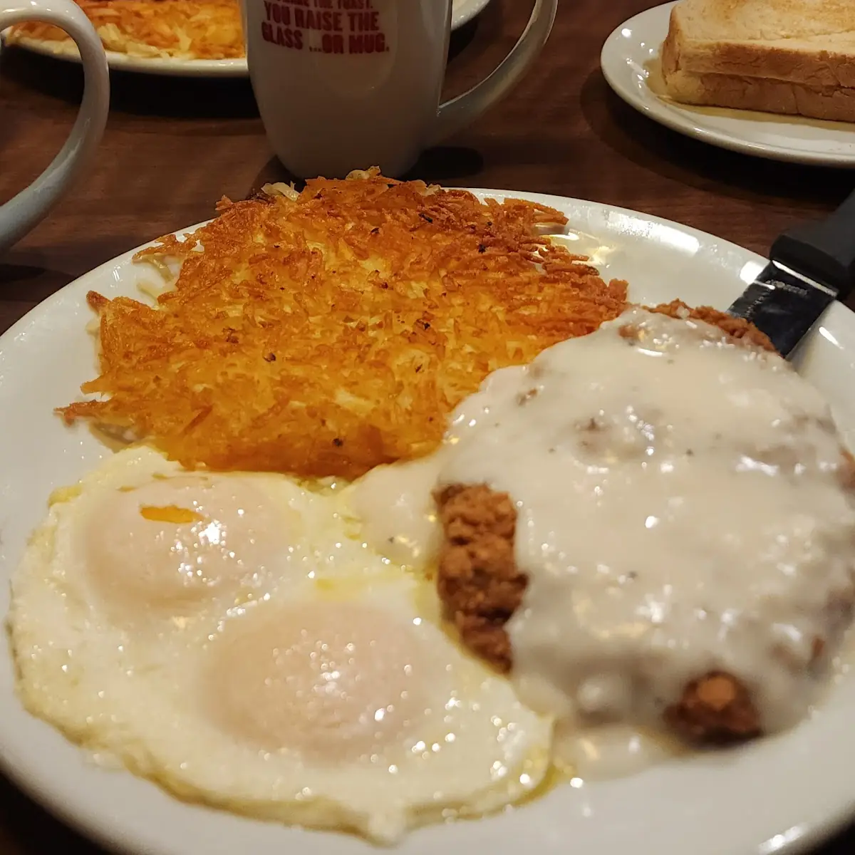 Chicken Fried Chicken and Eggs