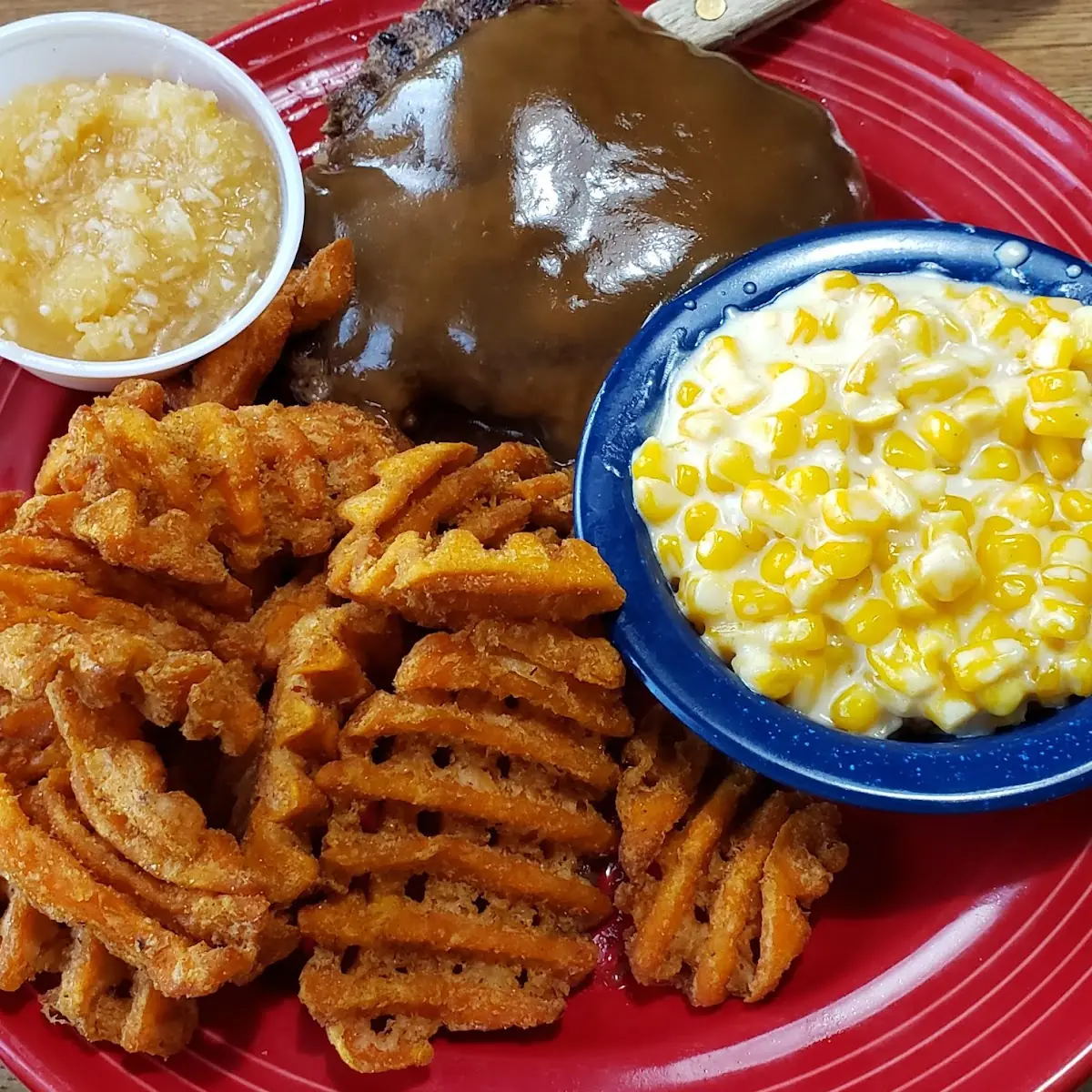 Hamburger Steak Dinner