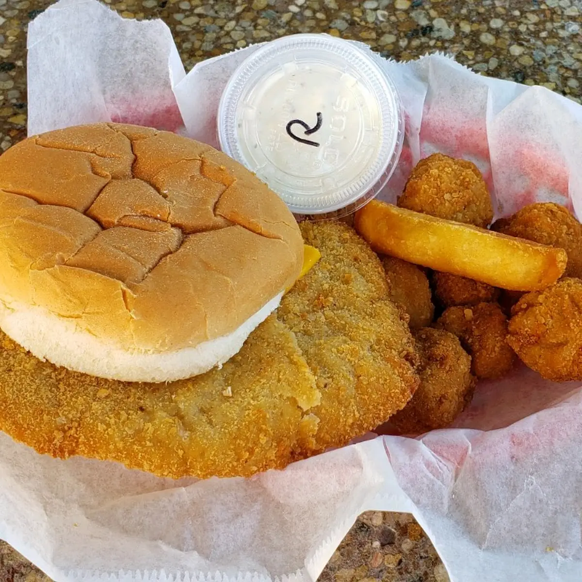Breaded Pork Tenderloin Sandwich