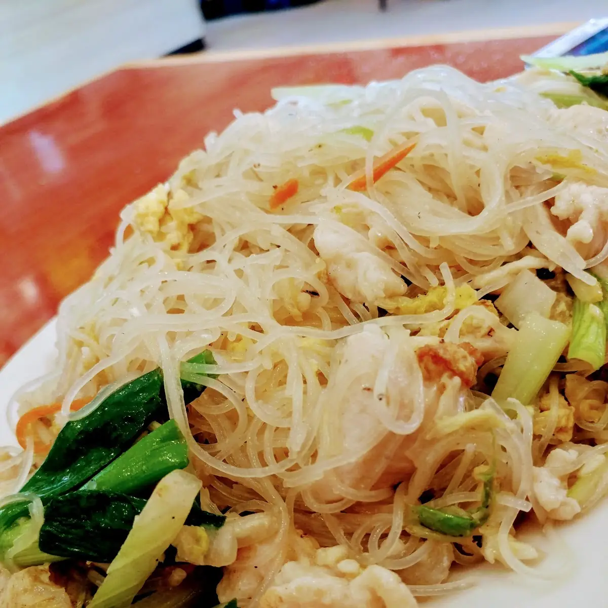 Roast Pork with Bean Sprouts with White Rice