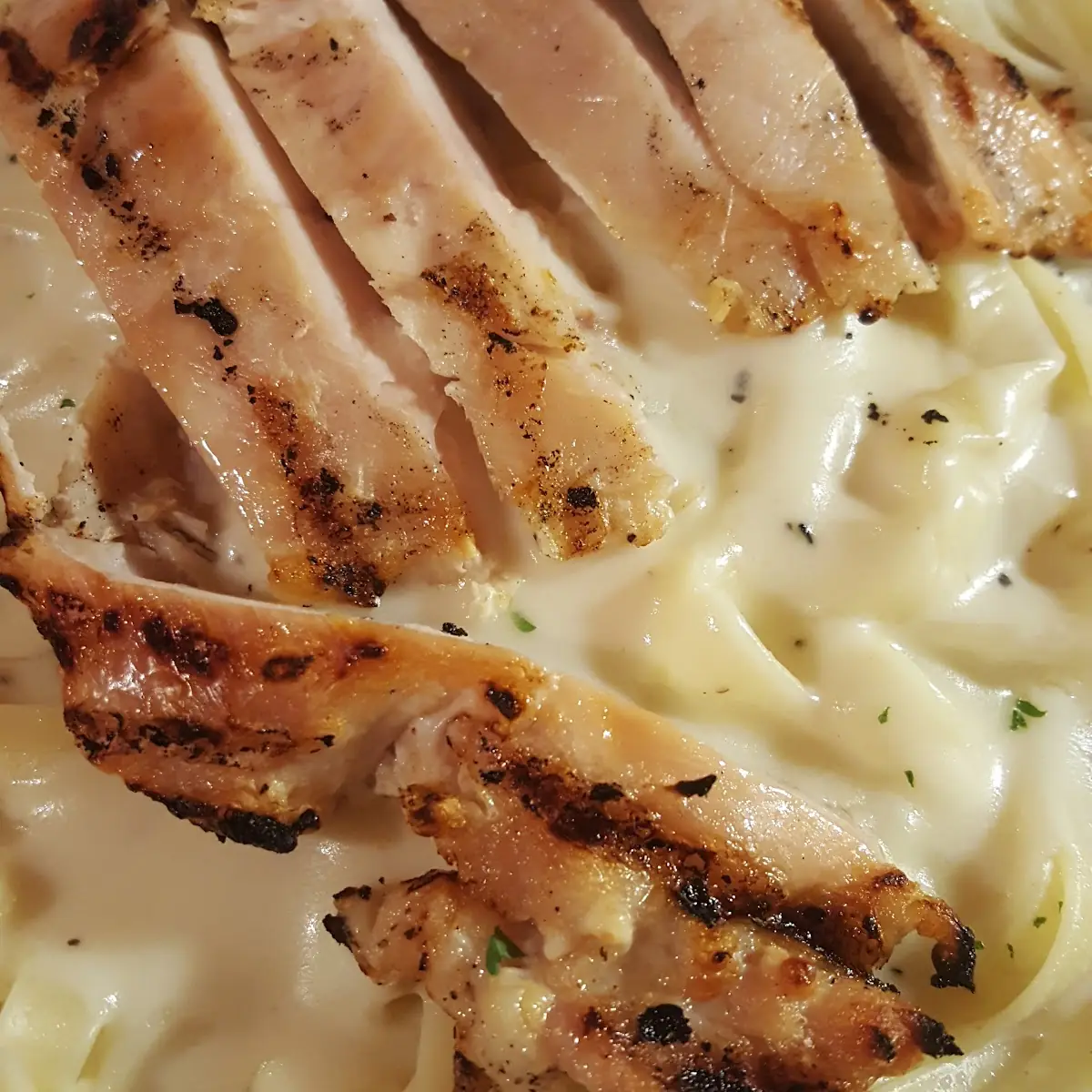 Fettuccine Alfredo with Chicken