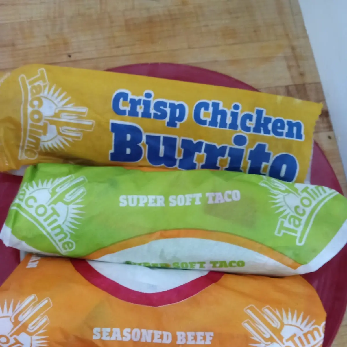 Crispy Burrito Big Soft Deluxe Taco Beef Burrito