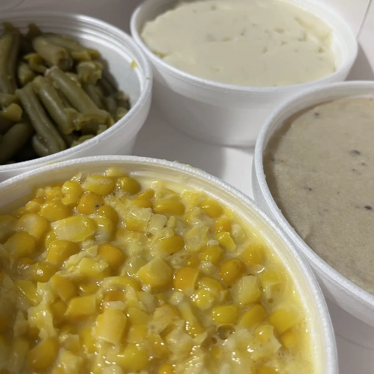 Green Beans Mashed Potatoes Gravy