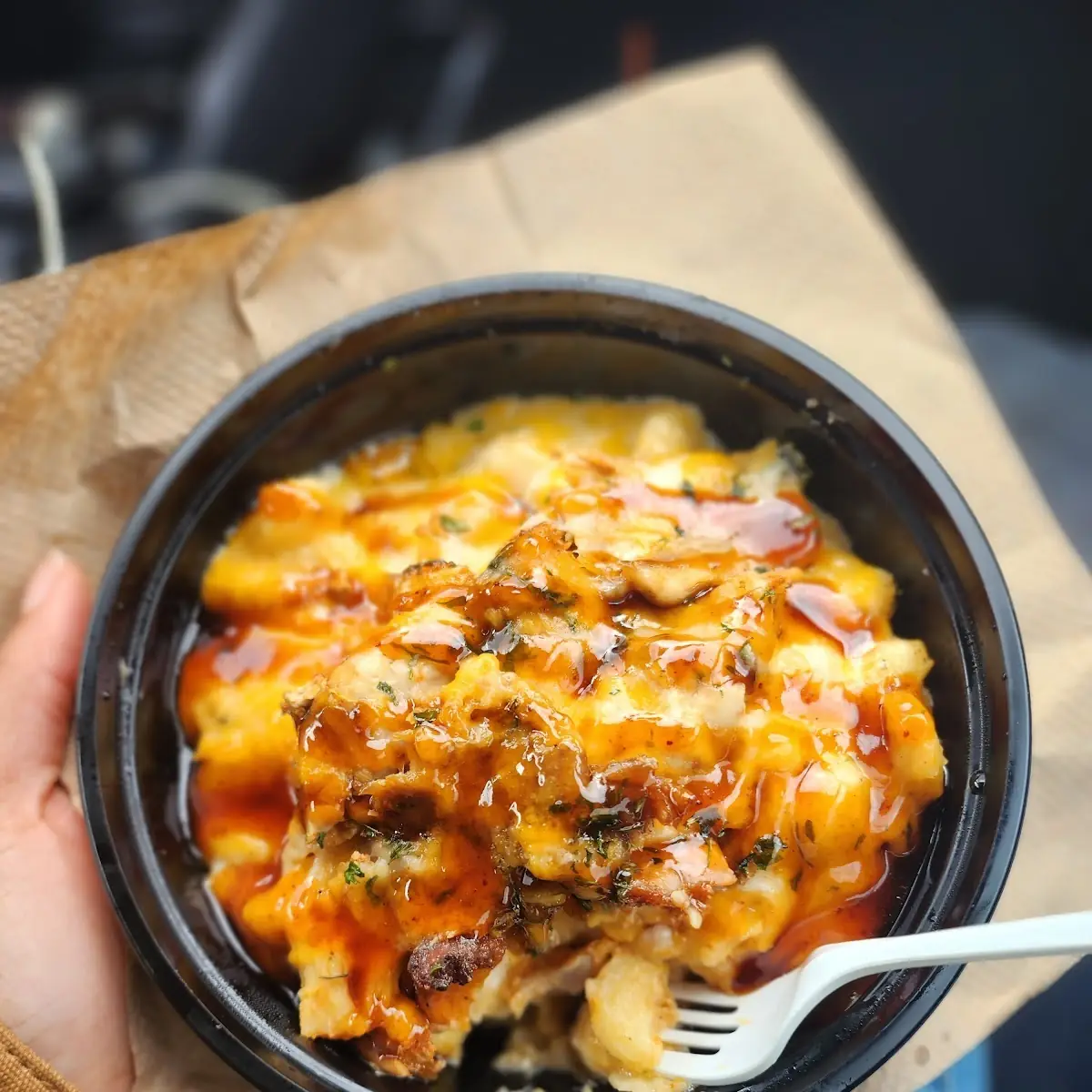 Voodoo BBQ Chicken Mac and Cheese