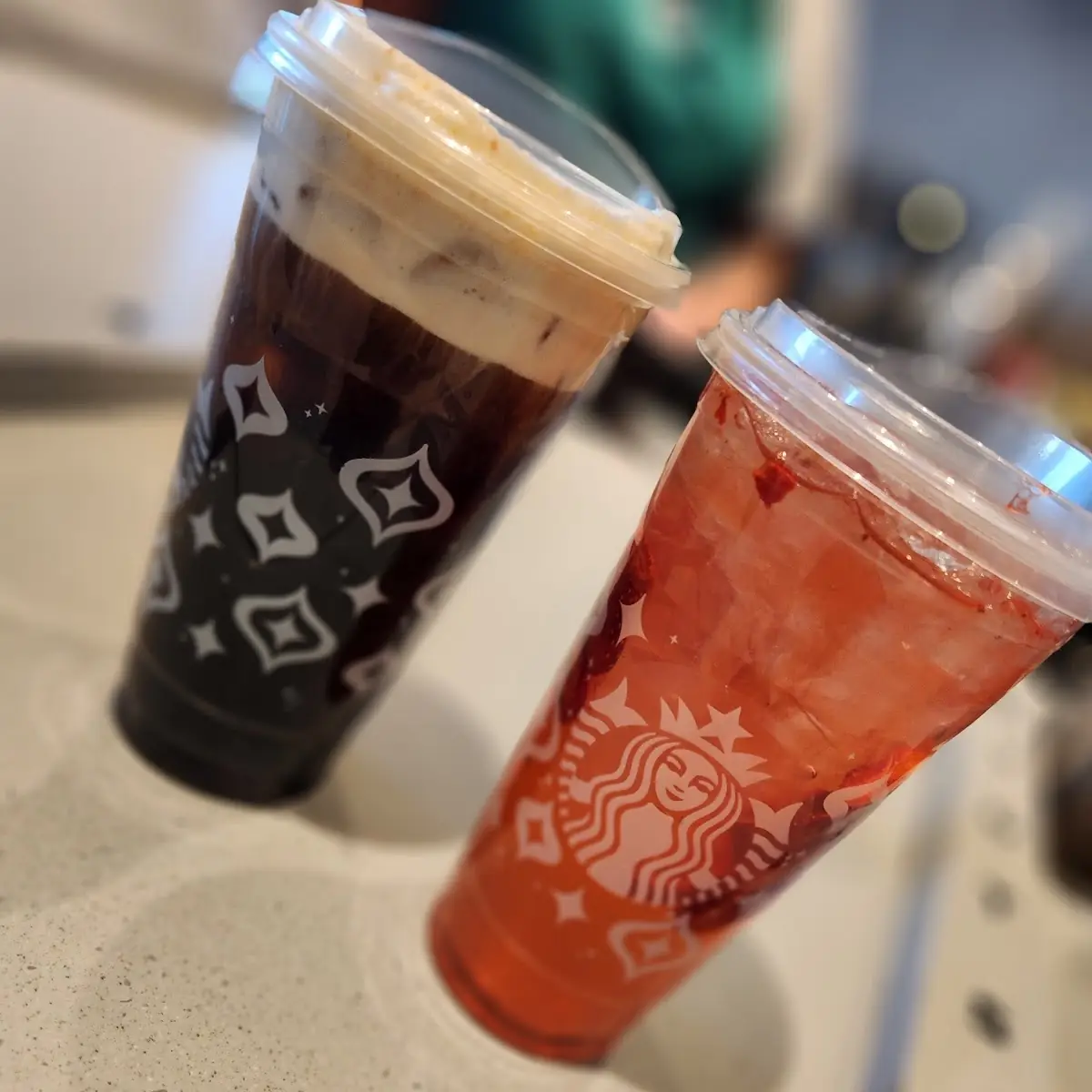 Strawberry Açaí Lemonade Starbucks Refreshers Beverage