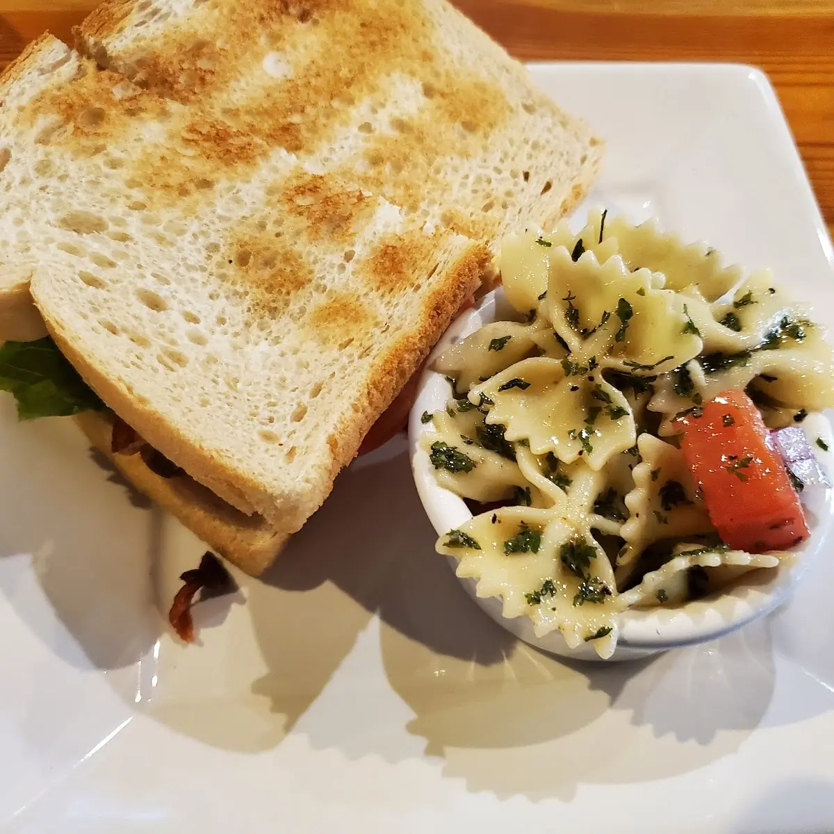 blt with Italian Pasta Salad
