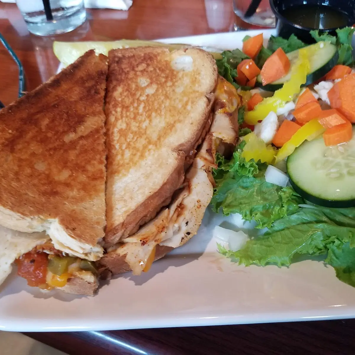 Chipotle Chicken and Side Salad