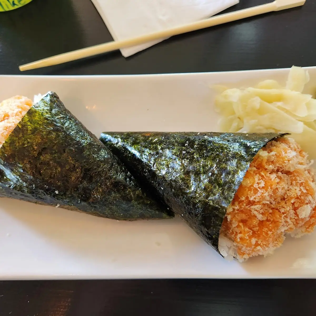 Spicy Salmon Hand Roll