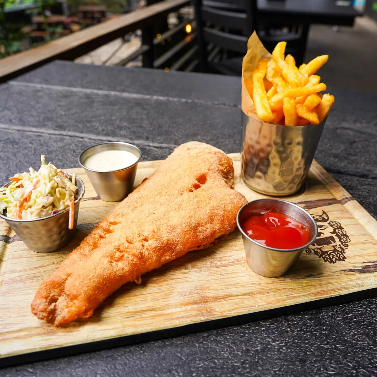 Beer Battered Fish & Chips