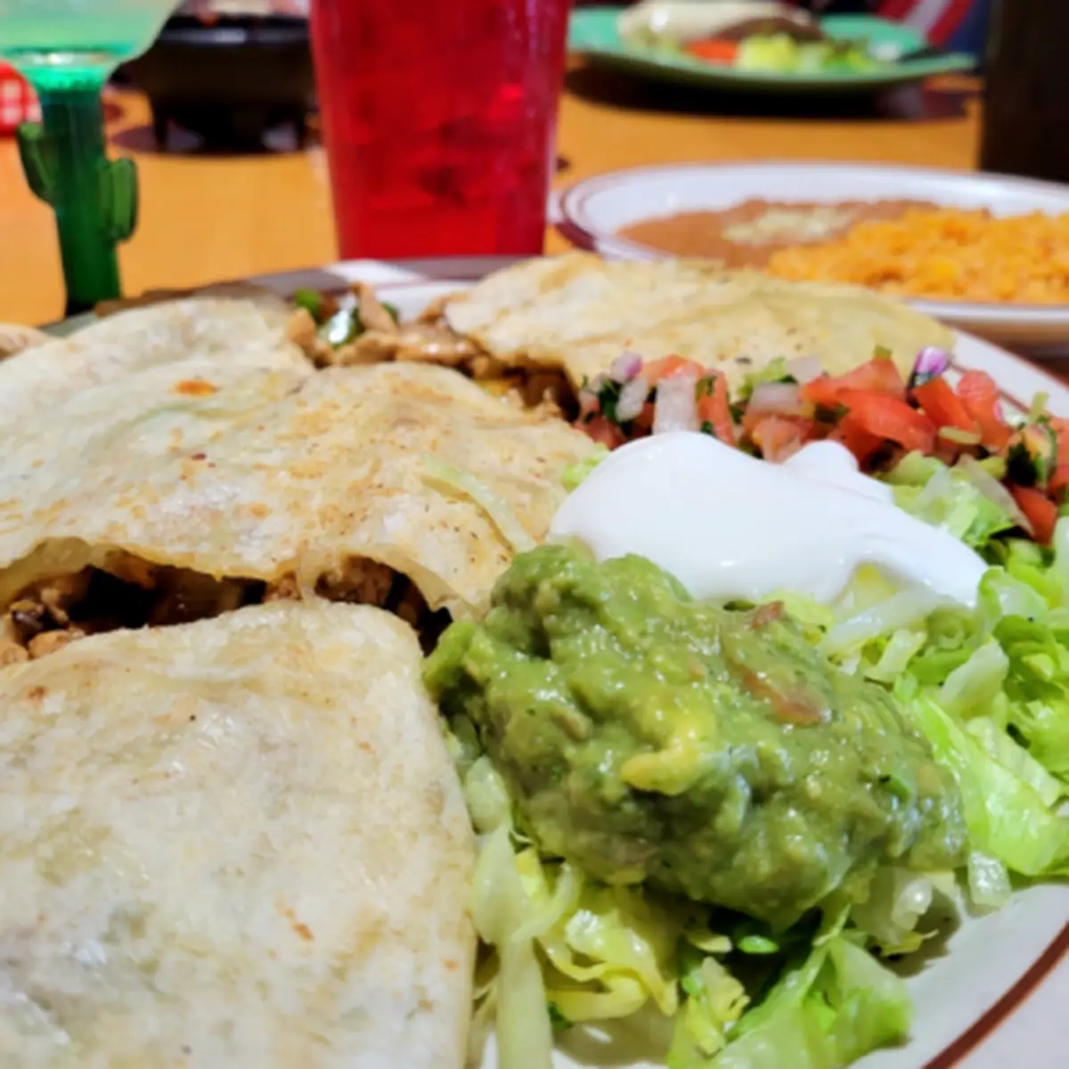 Lunch Grilled Chicken or Steak Quesadilla