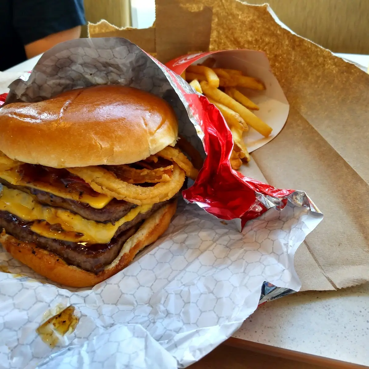 Bourbon Bacon Cheeseburger Triple
