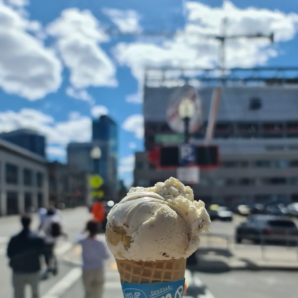 Chunky Monkey Ice Cream Cone