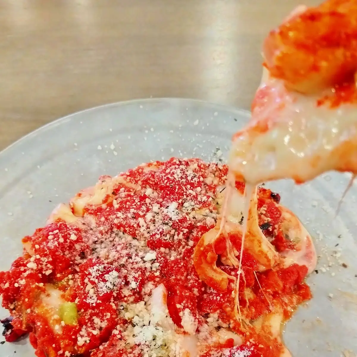 Deep Dish Veggie Pizza
