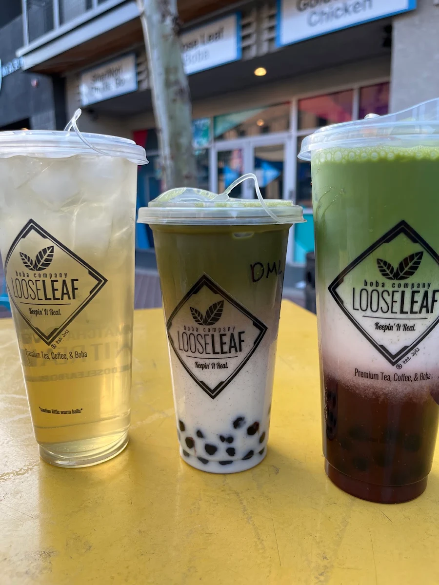 Matcha Latte and Strawberry Matcha Latte