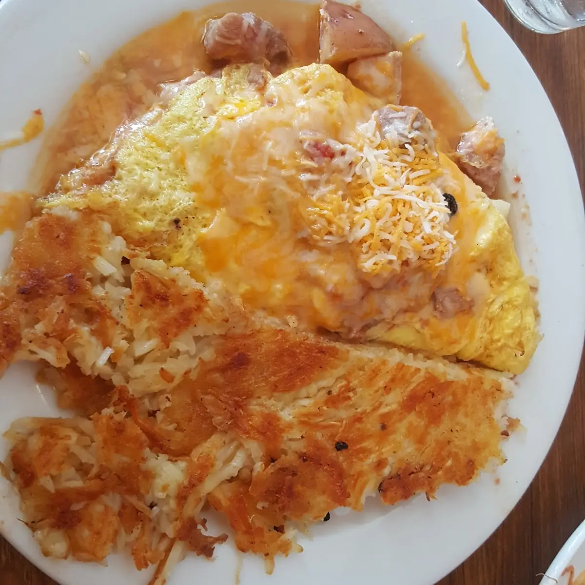 Chile Verde Omelette