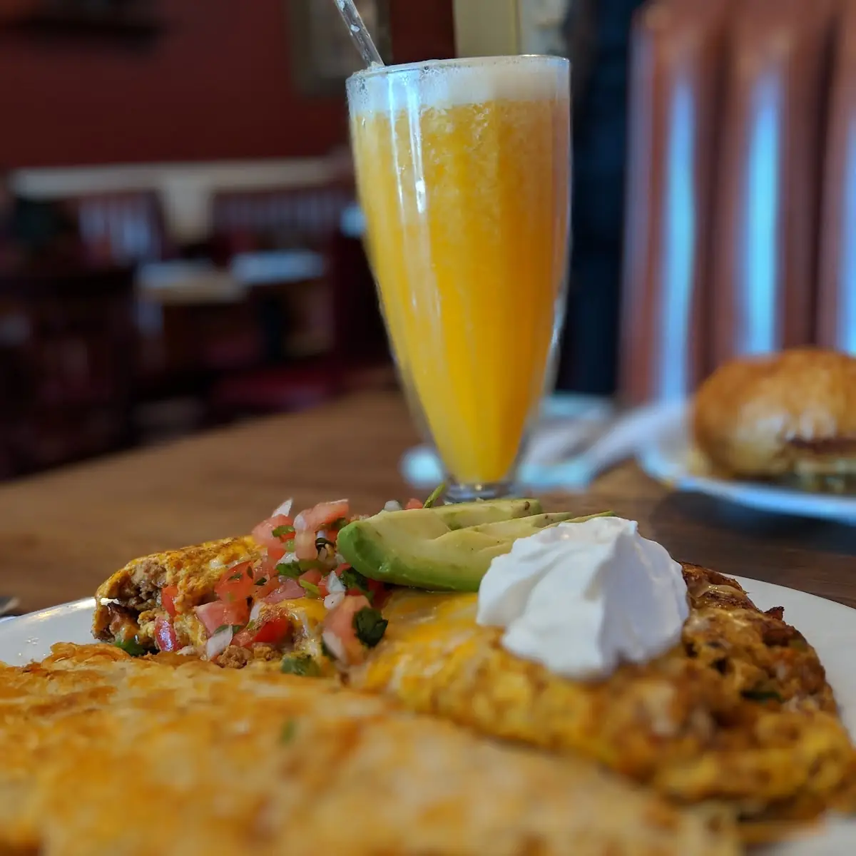 Served with Hash Browns