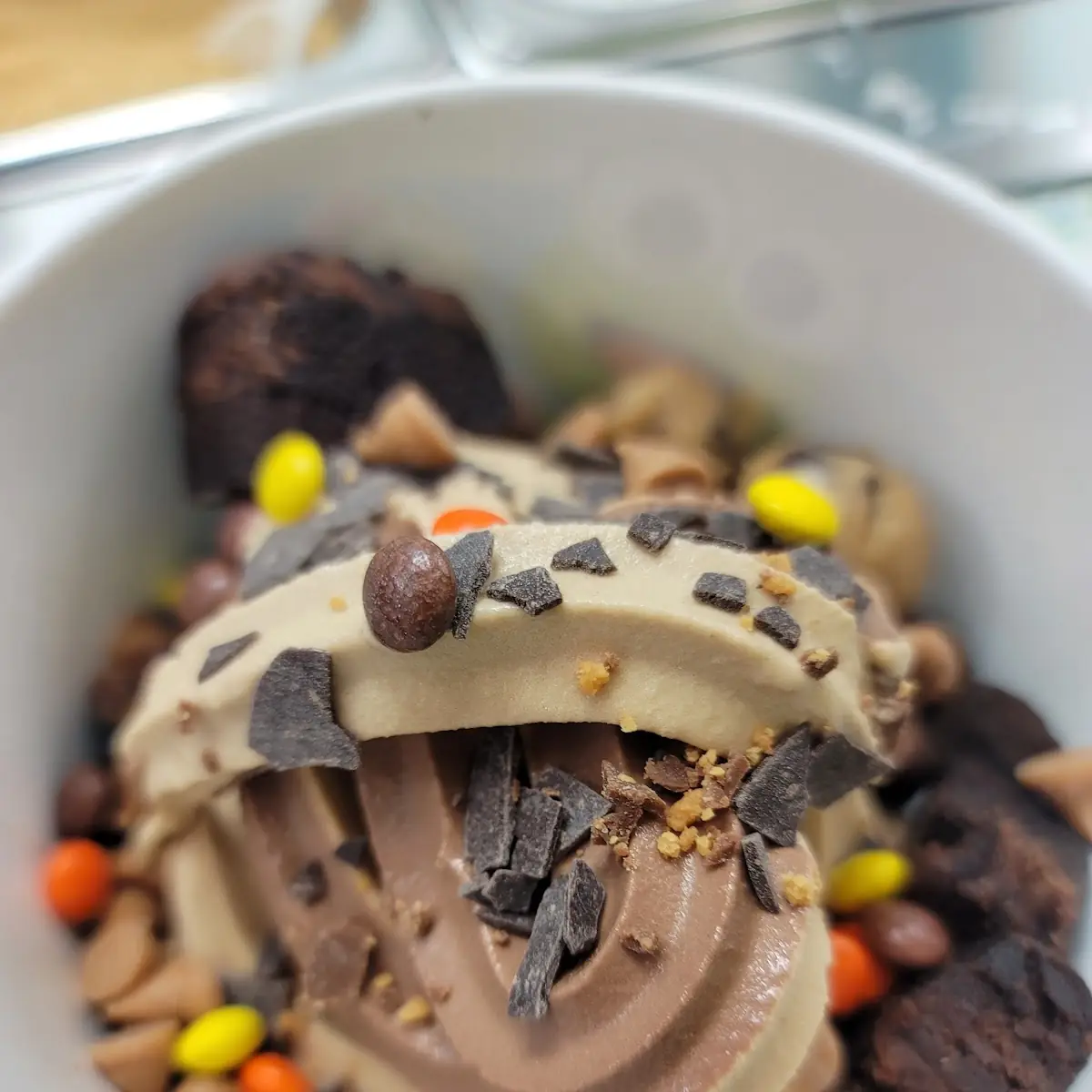 Low Fat Chocolate Soft Serve