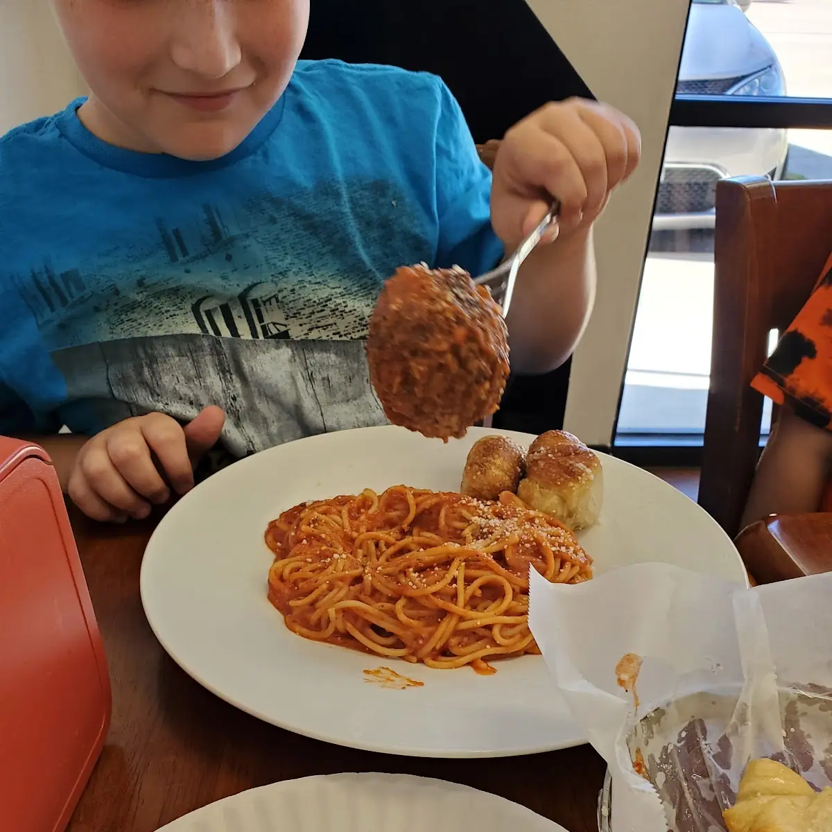 Kids Spaghetti and Meatballs