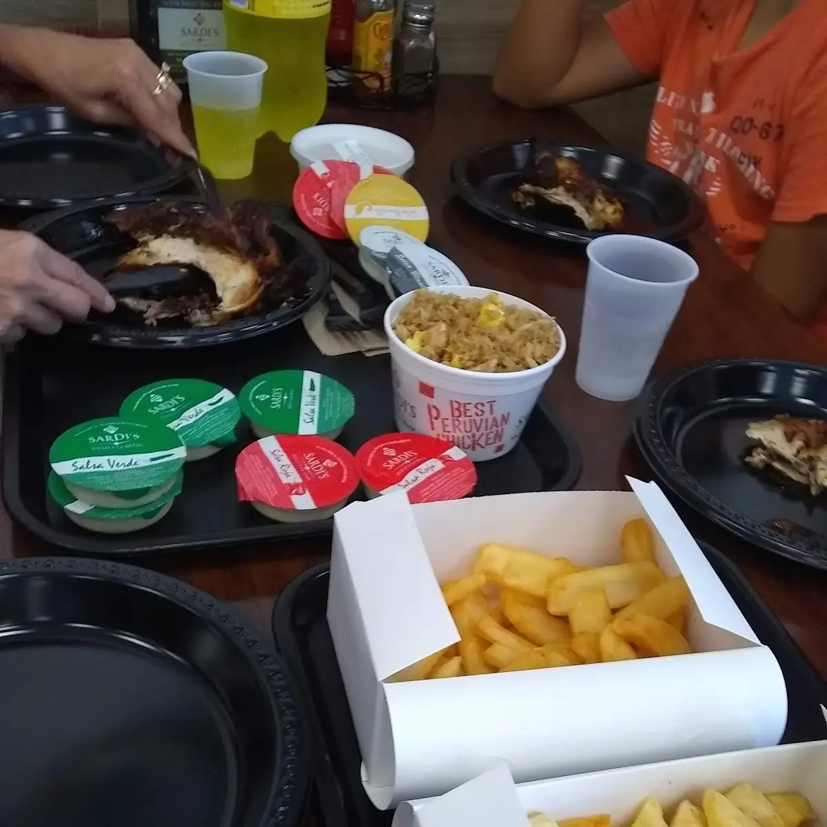 Yuca Frita and Chaufa De Pollo