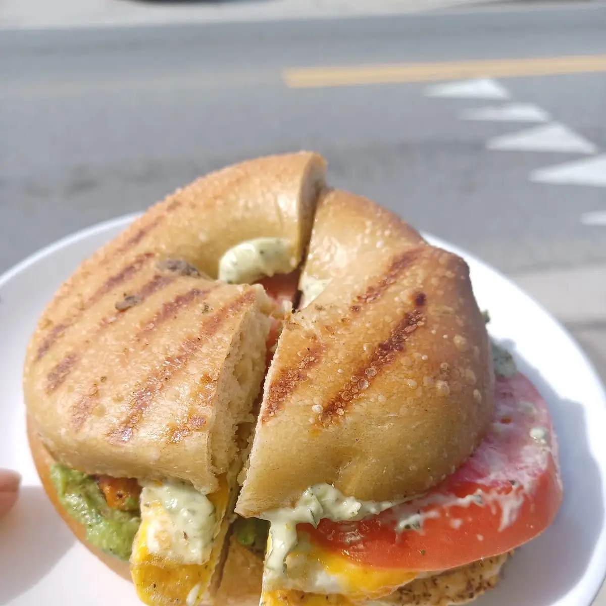 Breakfast Bagel Sandwich