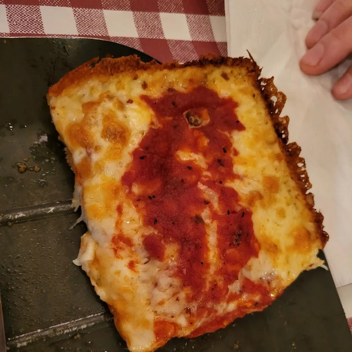 Classic Detroit Deep Dish Pizza