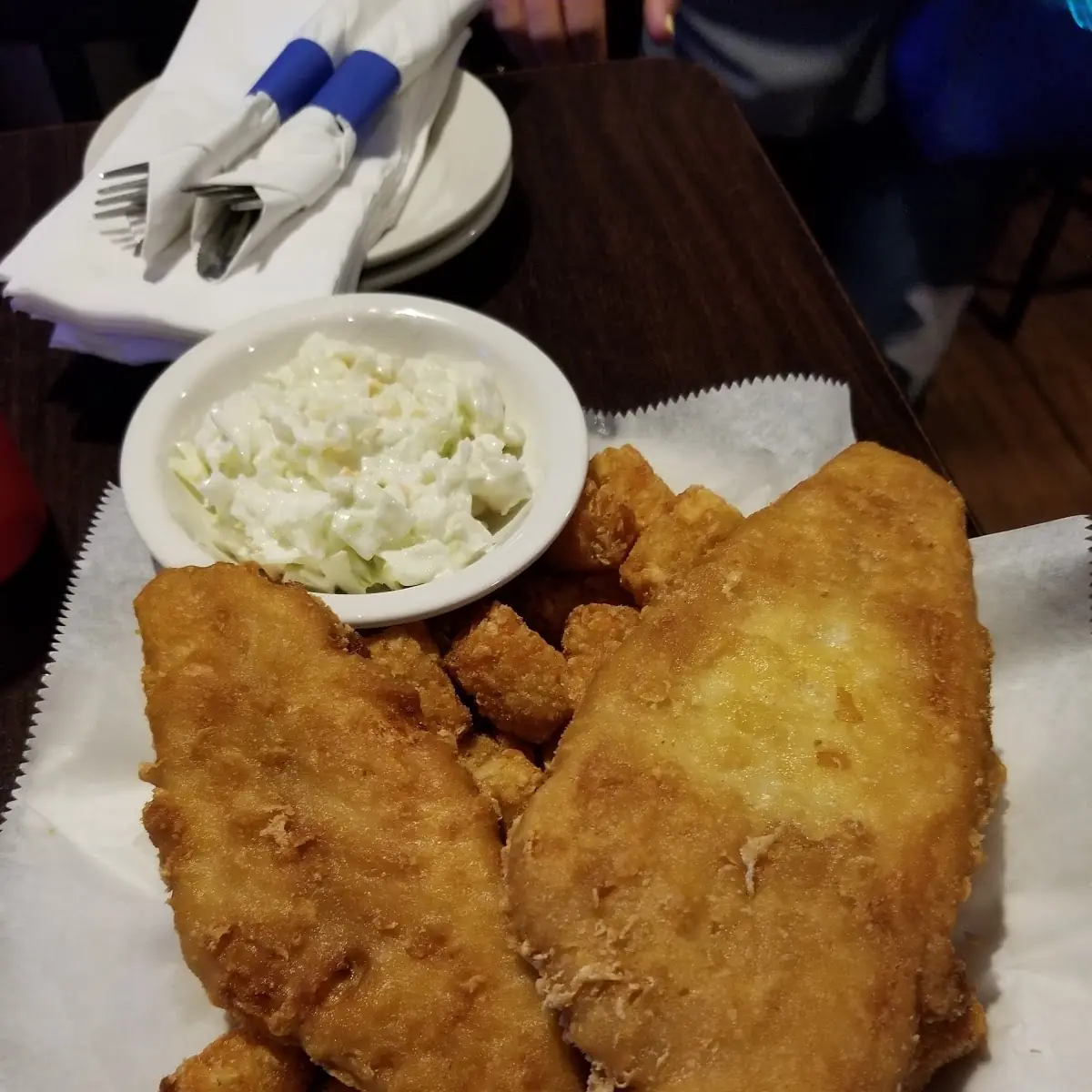 Battered Fish and Tots