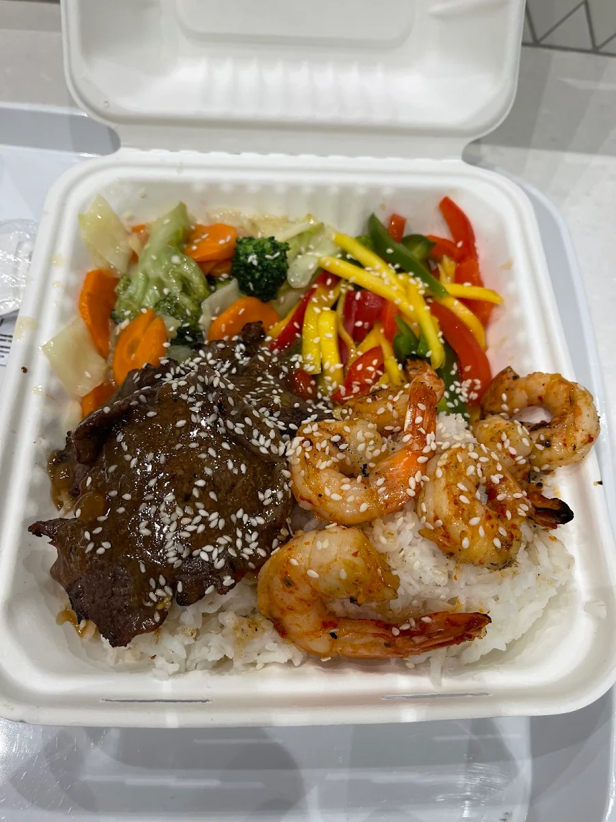 Beef & Shrimp Combo, Koryo Korean Barbeque