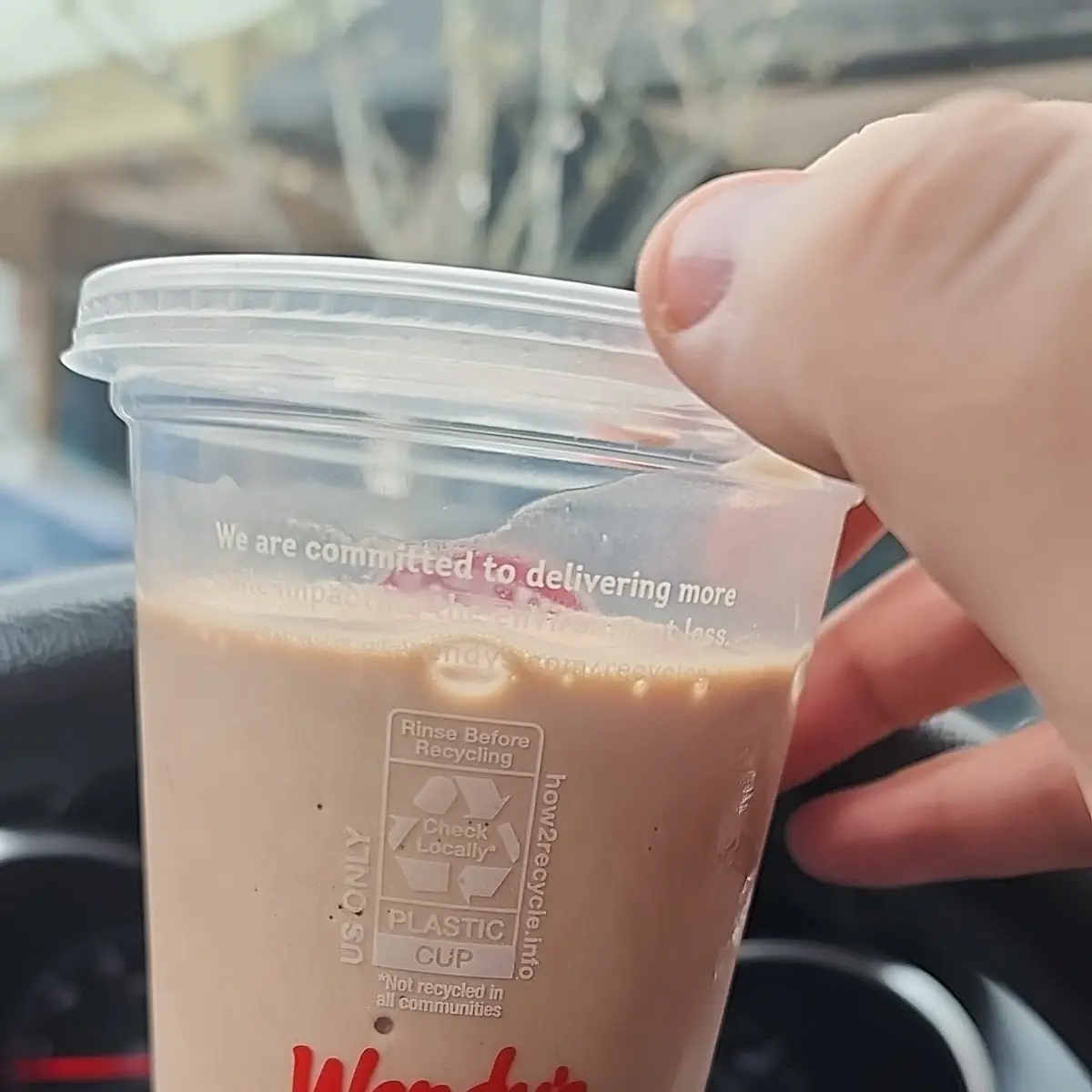 Large Chocolate Frosty