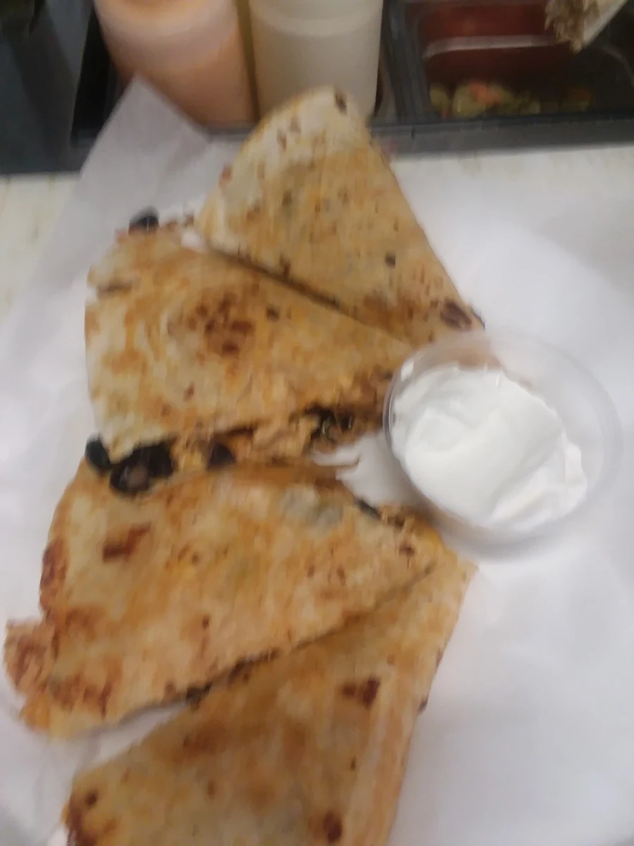 Black Bean Quesadilla with Chicken or Steak