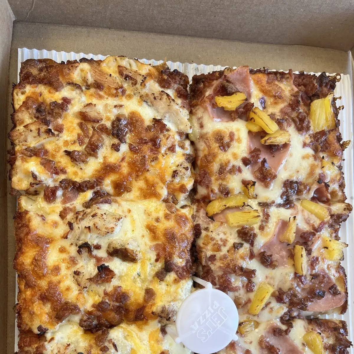 Square Deep Dish Pepperoni Pizza