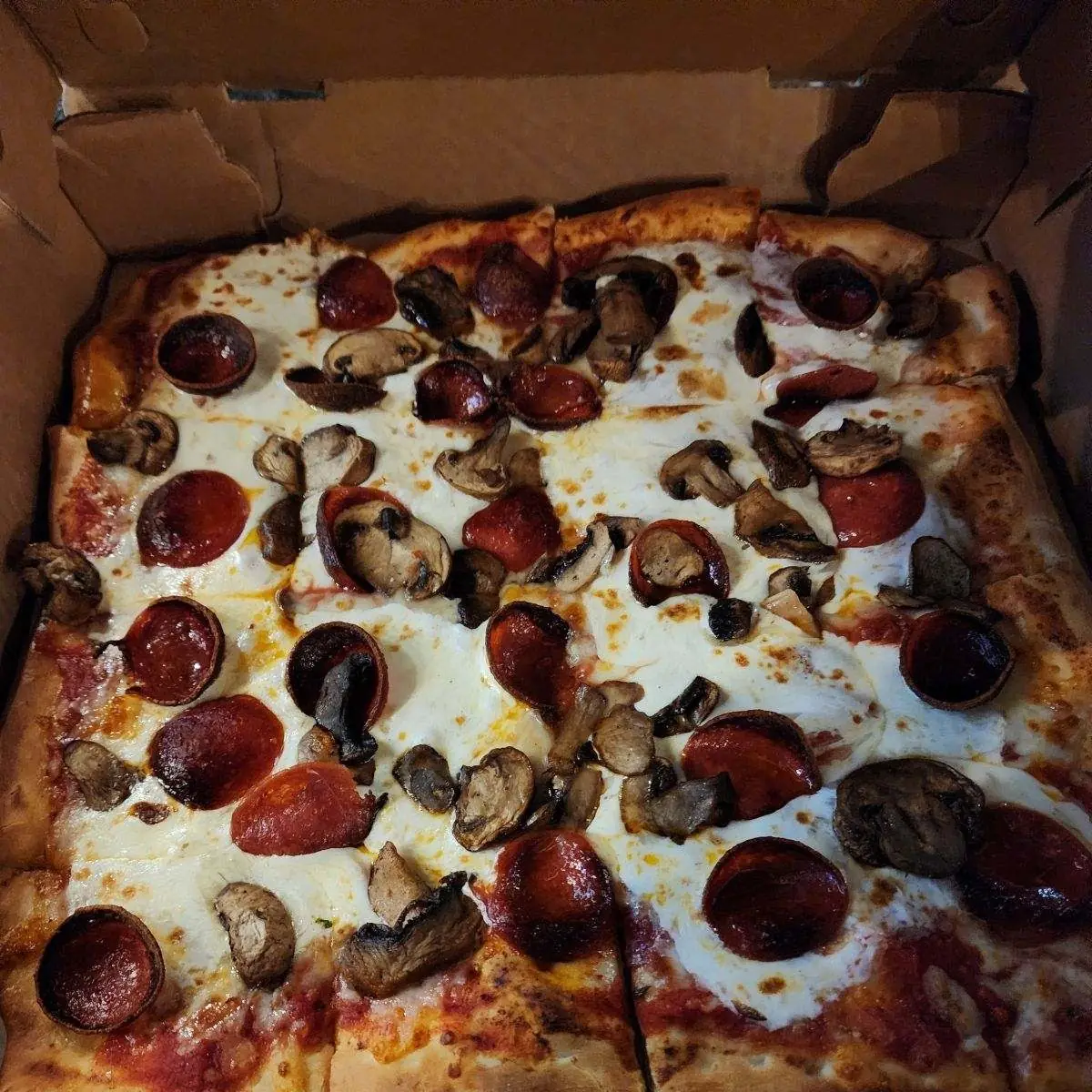 Pepperoni Mushroom Pizza