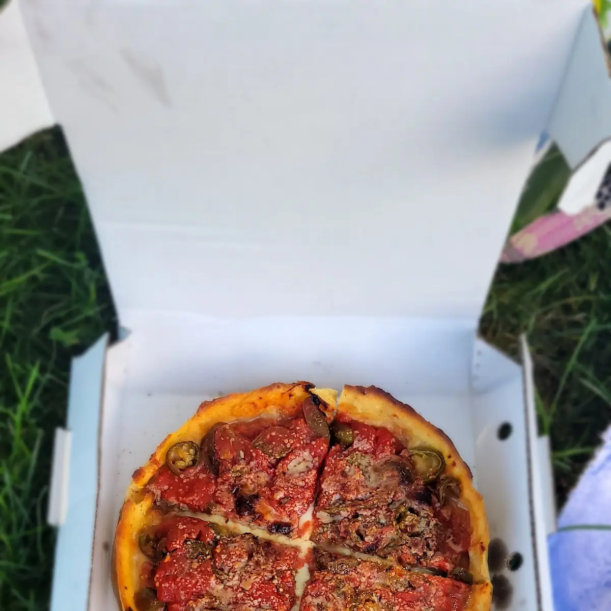 Sausage Chicago Style Deep Dish Pizza