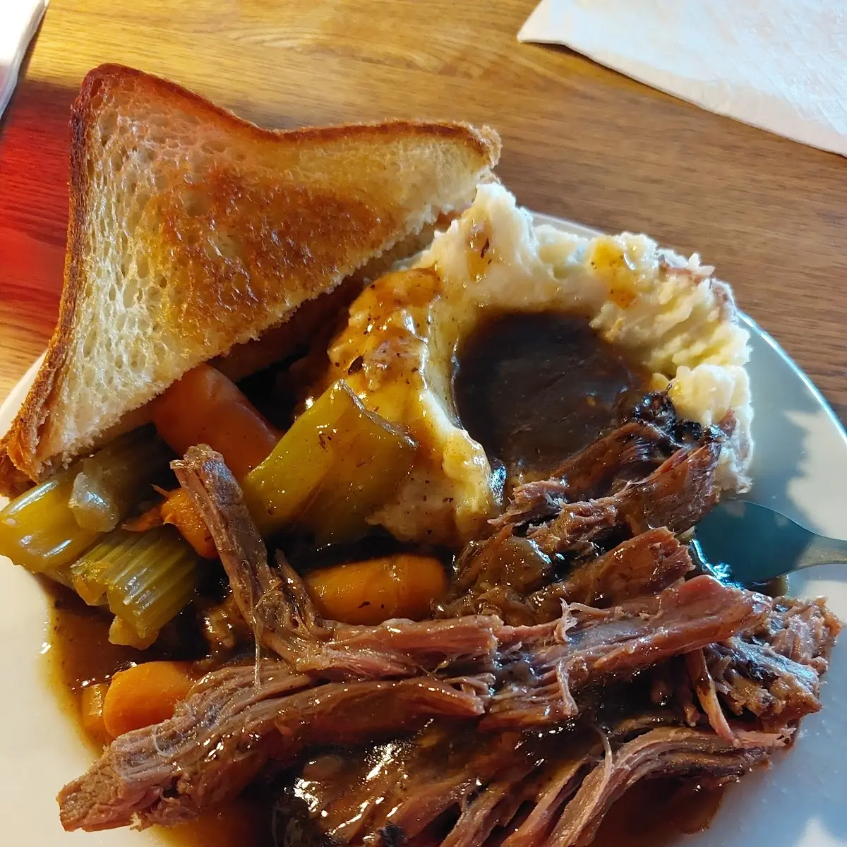 Roast Beef Garlic Mashed Potatoes