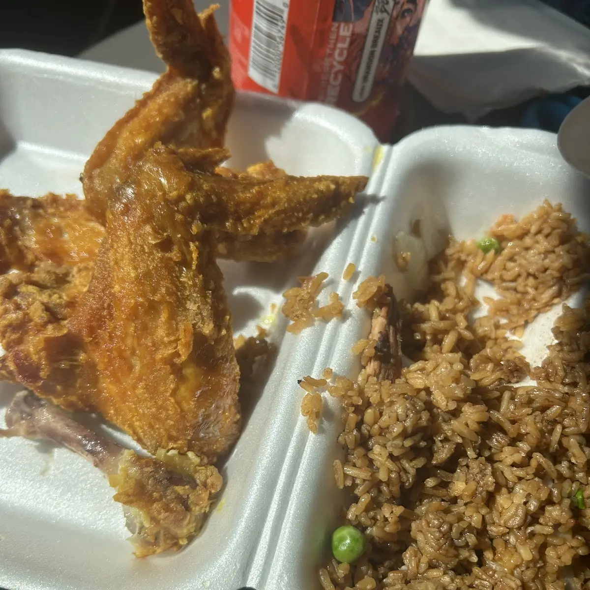 Chicken Wings w Pork Fried Rice