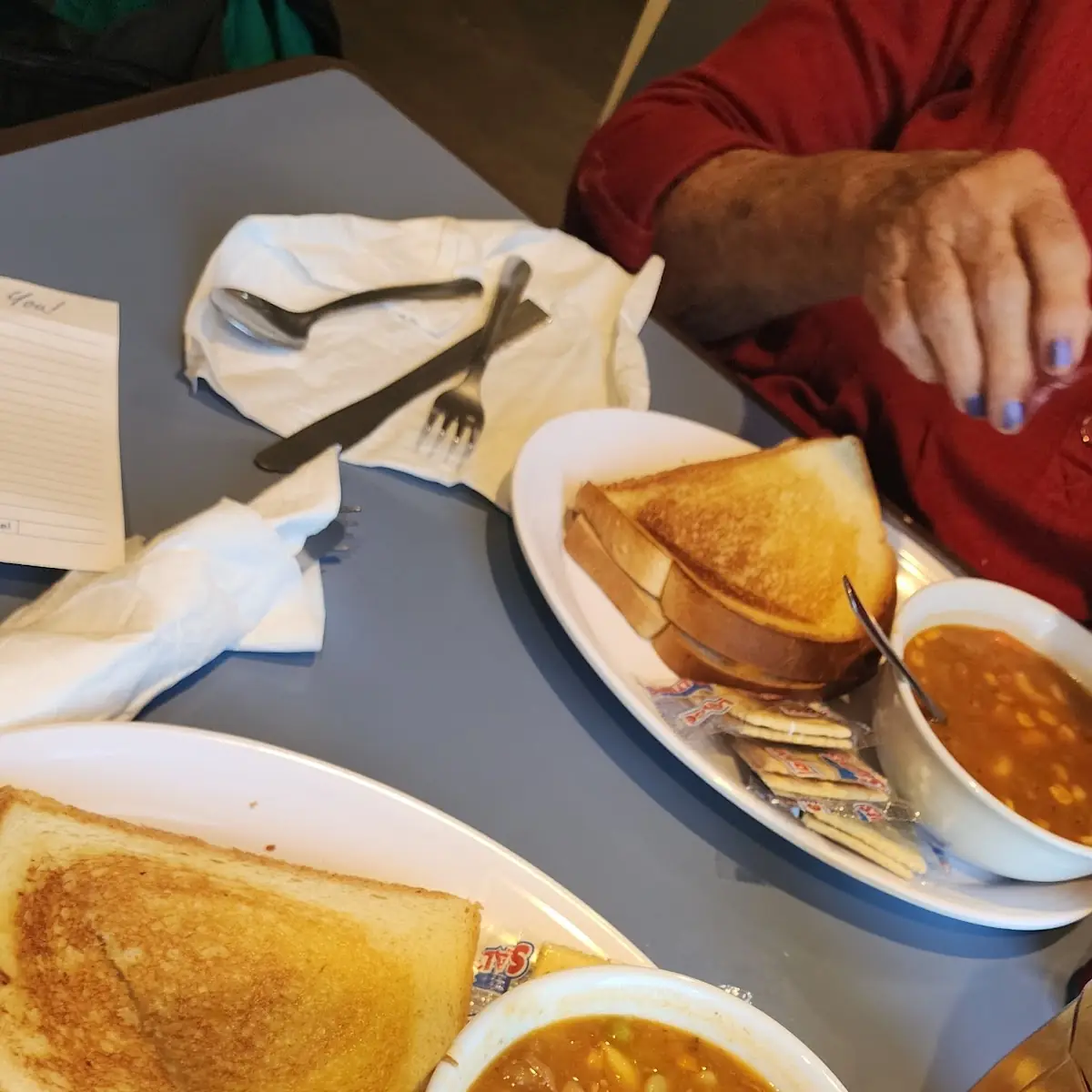 Grilled Cheese and Soup