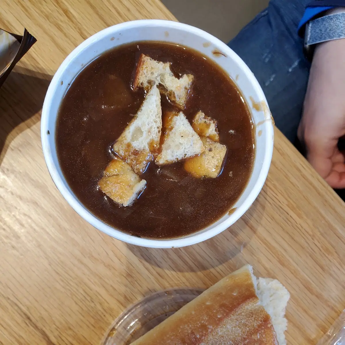 French Onion Soup and French Bread