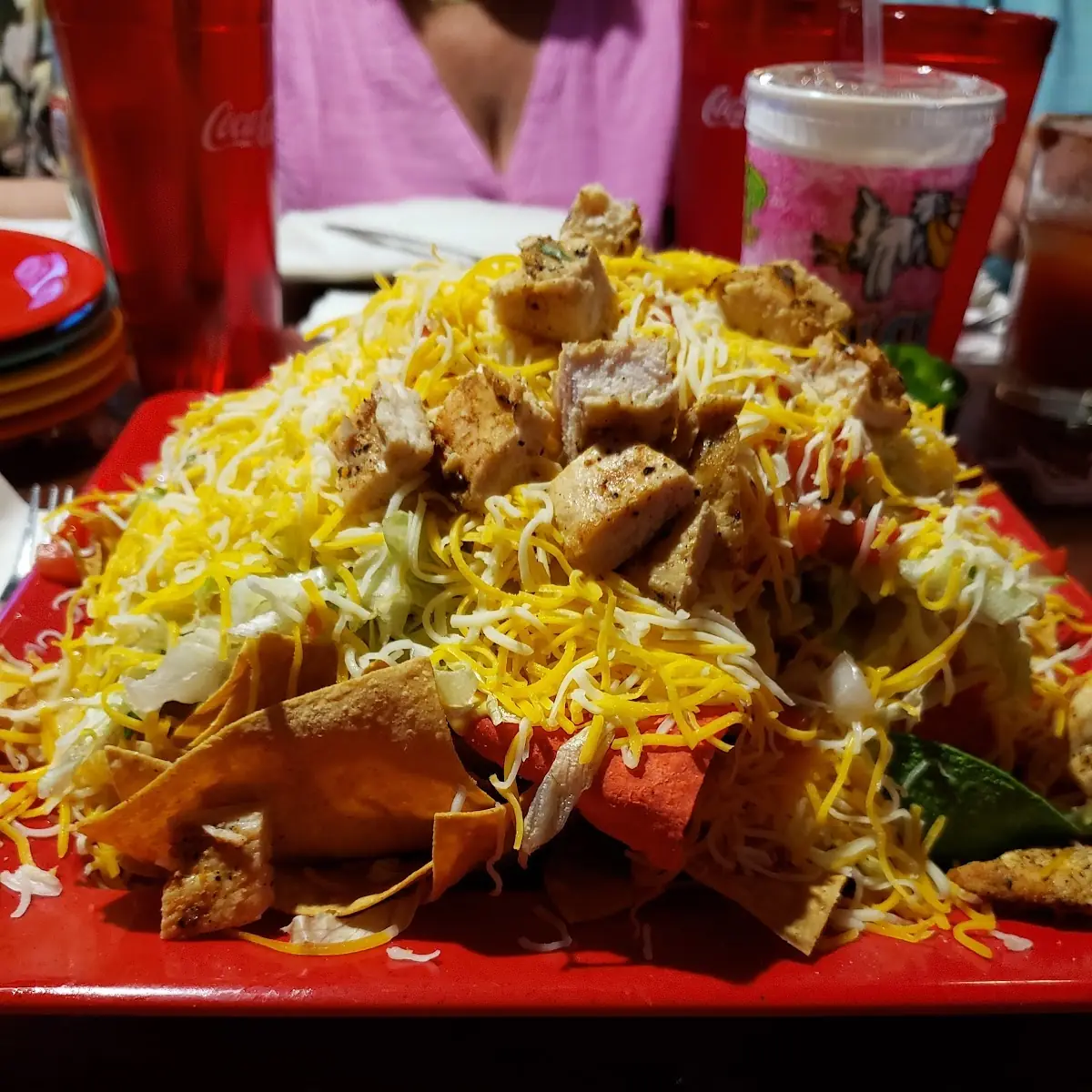 Grilled Chicken Nachos with White Caso