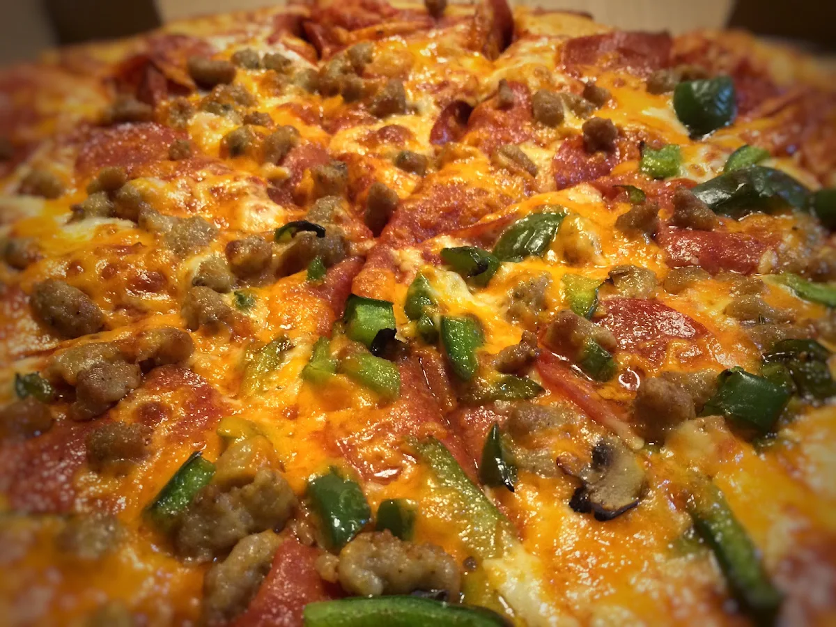 Bacon Cheeseburger Pizza, Gino's Pizza