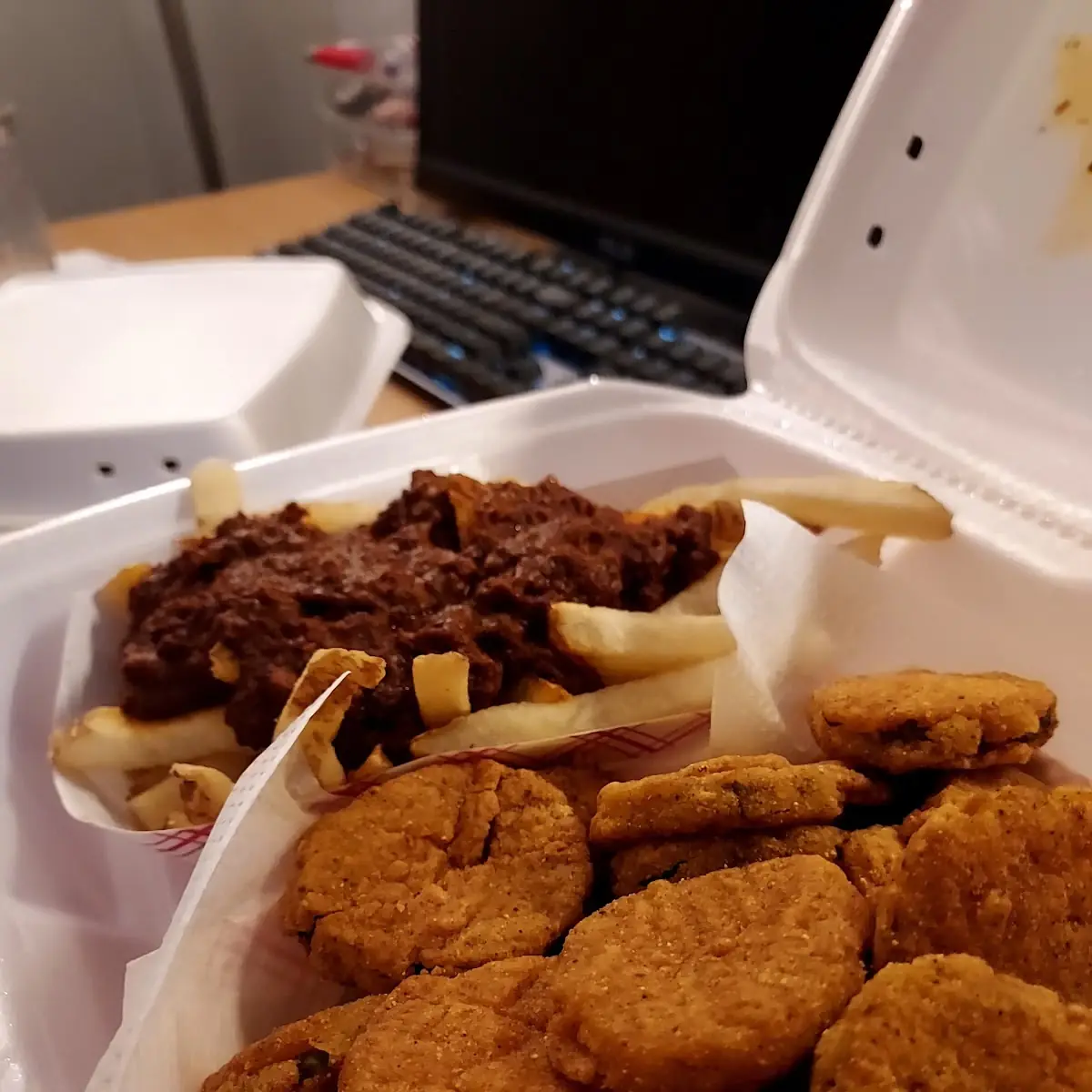 Fried Pickles Chili Cheese Fries
