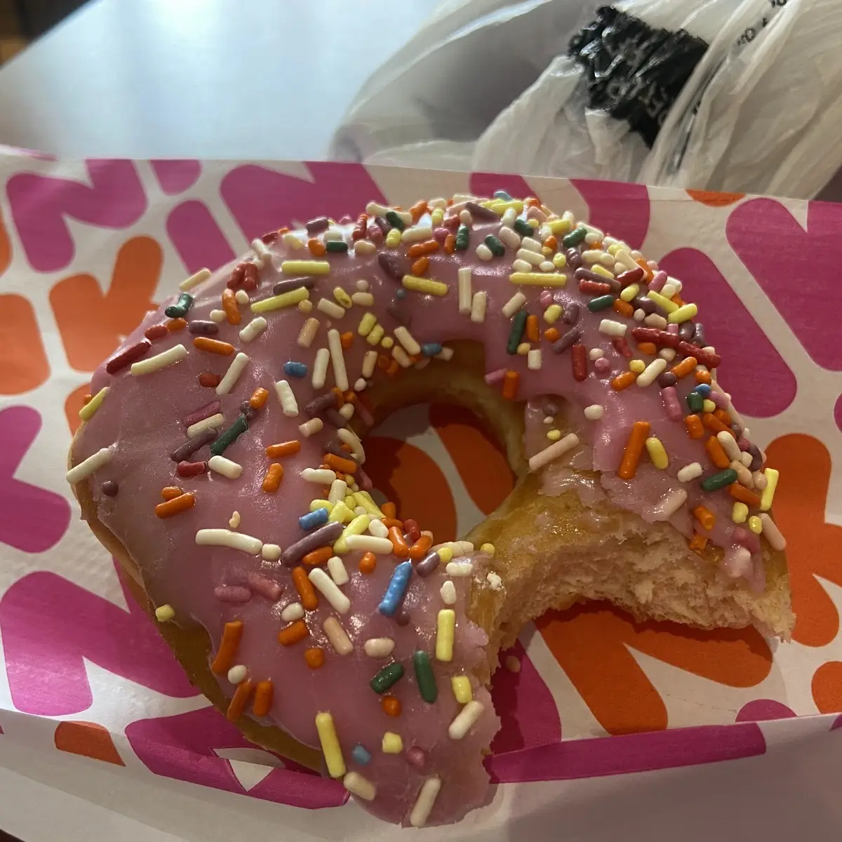 Strawberry Frosted Donut