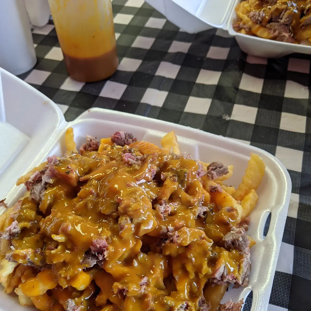 Pulled Pork over Fries