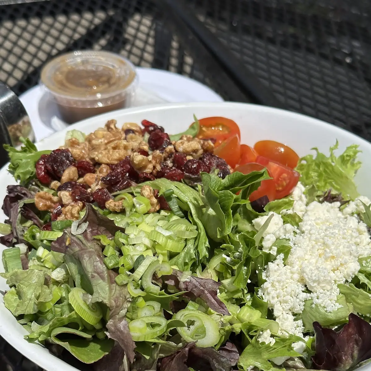 Salad with Candied Walnuts