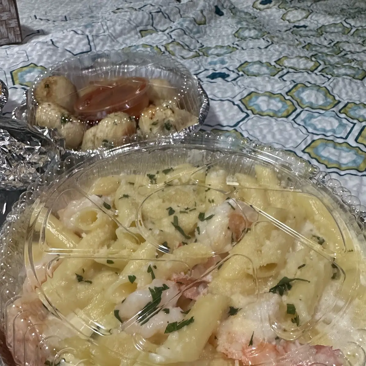 Shimp Alfredo Pasta